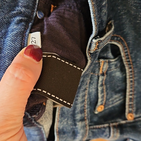 7 For All Mankind‎ Size 27 Zoey Blue Bell - Picture 4 of 7